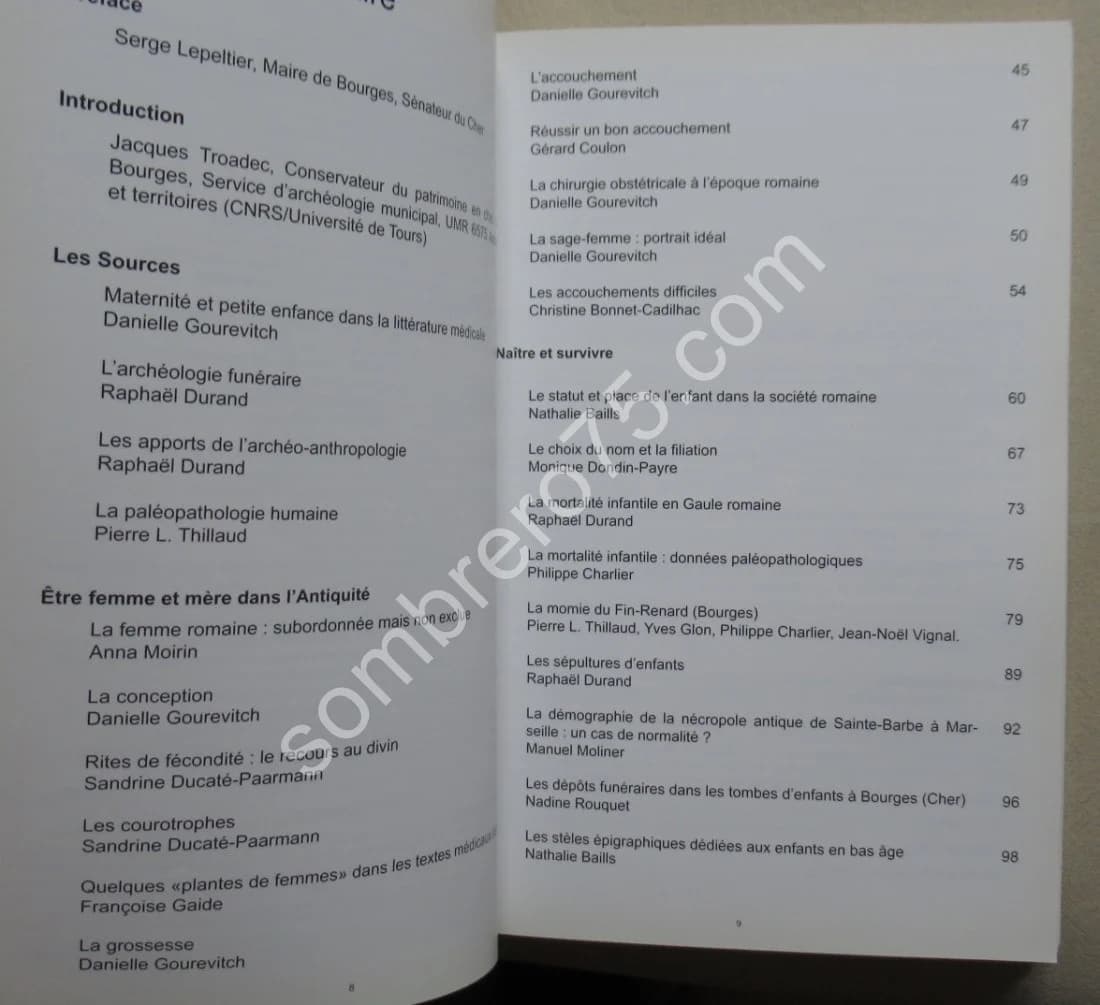Maternité et Petite Enfance en Gaule Romaine. D. GOUREVITCH - Image 4