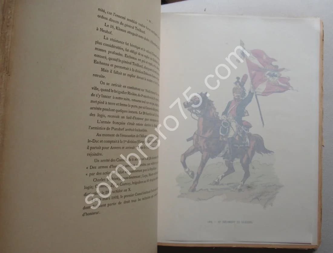 Historique du 16e Régiment de Dragons 1718-1891. Vte de Castéras Villemartin - Image 6