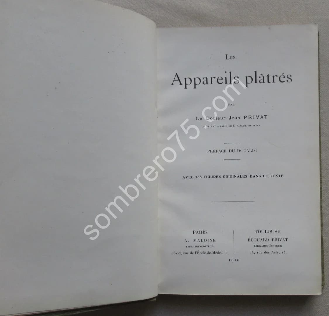 Les Appareils Platrés. - Dr Calot - Image 3