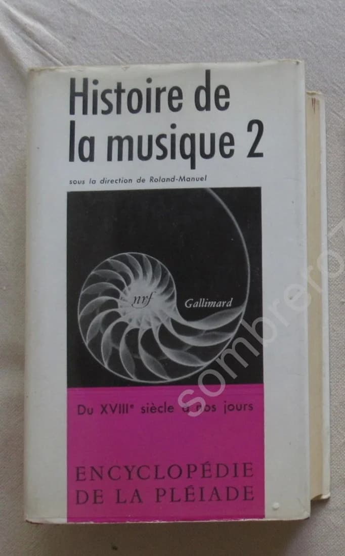 Histoire de la Musique. T. 2