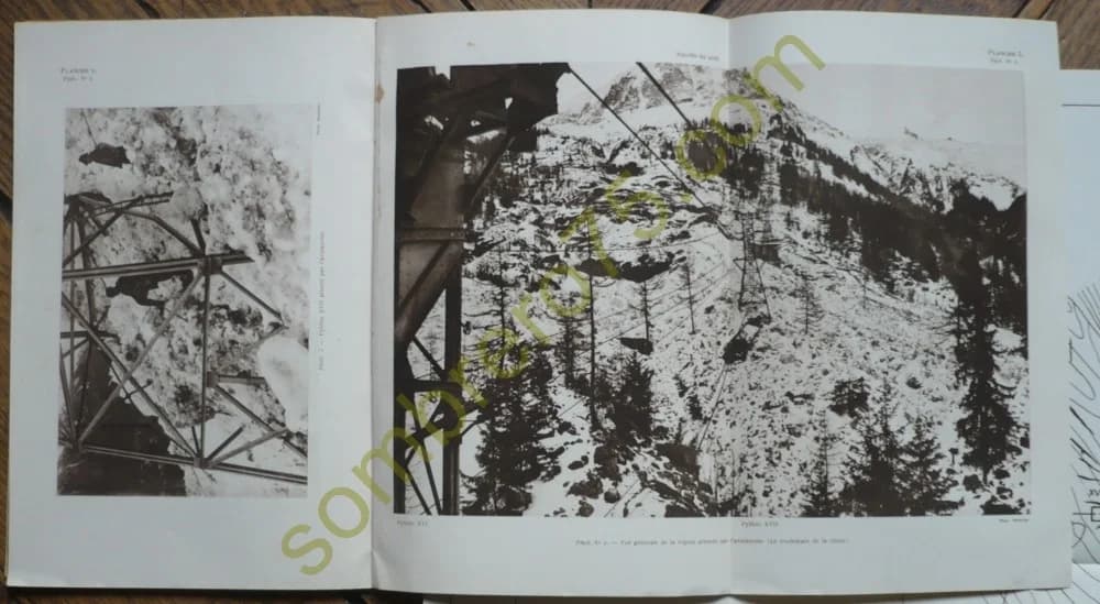 Etude de l'Avalanche des Pèlerins (Chamonix) 1924. H LAGOTALA - Image 3