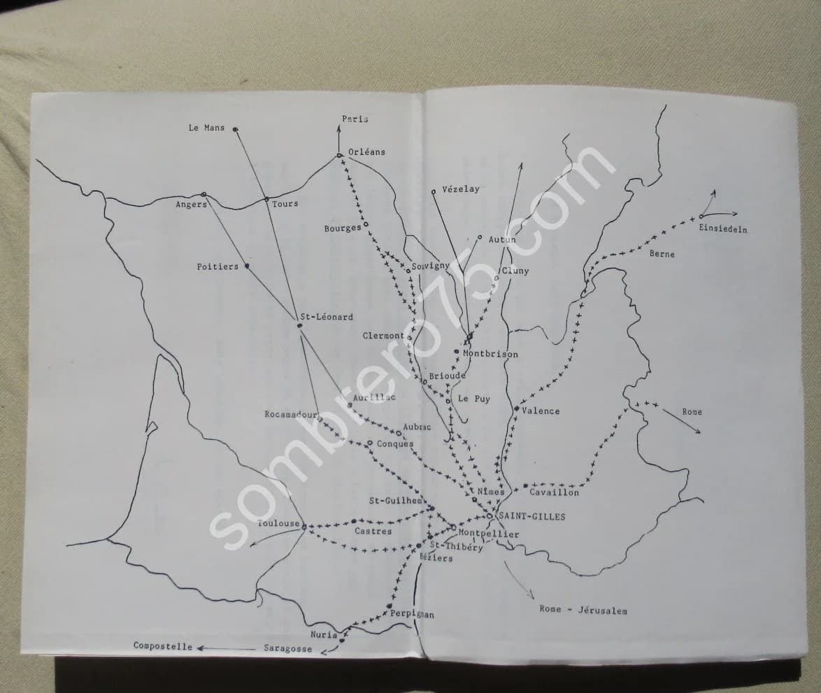 Les Chemins de Saint Gilles. Itinéraires de Pélerinage. M GIRAULT - Image 5