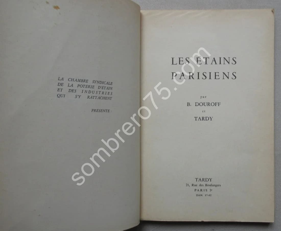 Les Etains Parisiens. B. DOUROFF - Image 3