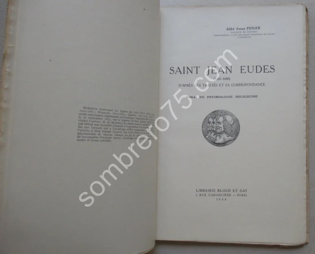 Saint Jean Eudes 1601-1690 d'après ses traités et sa correspondance. A. PIOGER - Image 3