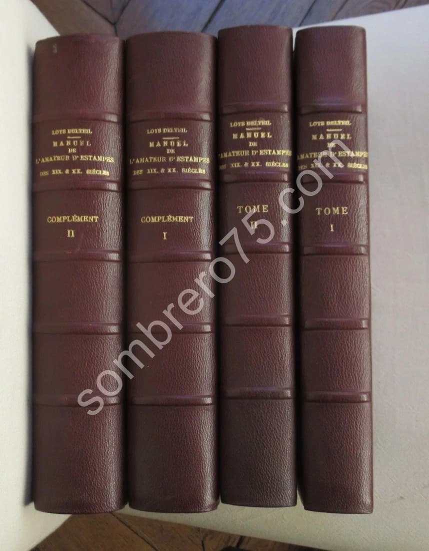 Manuel de L'Amateur d'Estampes du XIXe et du XXe Siècle. 2 + 2 Tomes. Ex Num