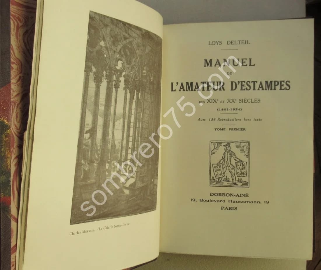 Manuel de L'Amateur d'Estampes du XIXe et du XXe Siècle. 2 + 2 Tomes. Ex Num - Image 5