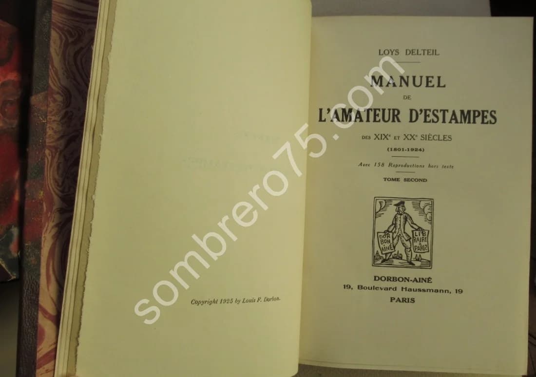 Manuel de L'Amateur d'Estampes du XIXe et du XXe Siècle. 2 + 2 Tomes. Ex Num - Image 6