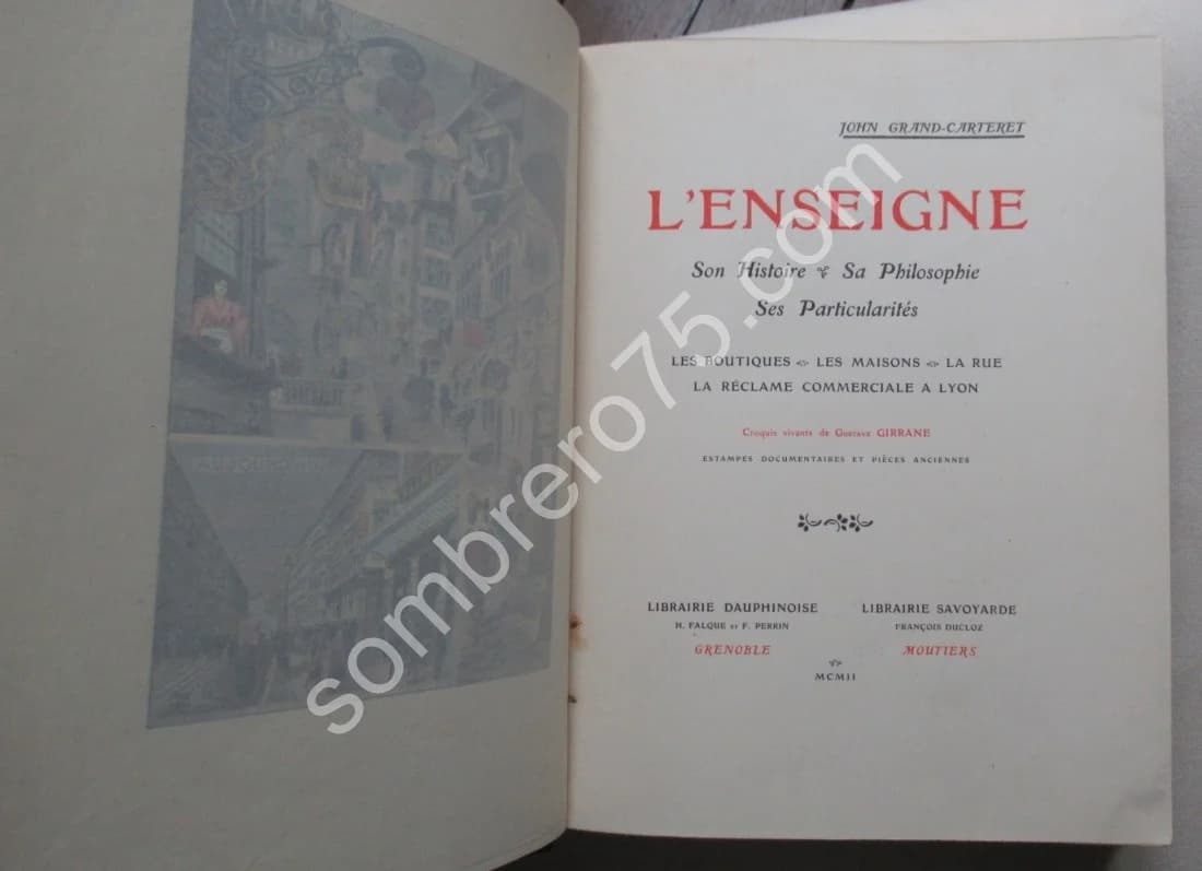 L'Enseigne. Son Histoire sa Philosophie ses Particularités. John GRAND CARTERET - Image 3