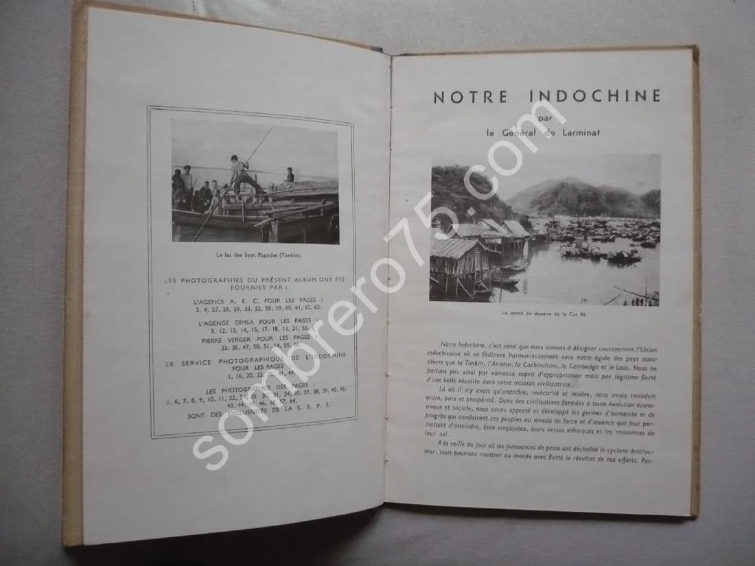 Notre Indochine. J Pierre ALEM et G. LEMARCHAND. 1945 - Image 3