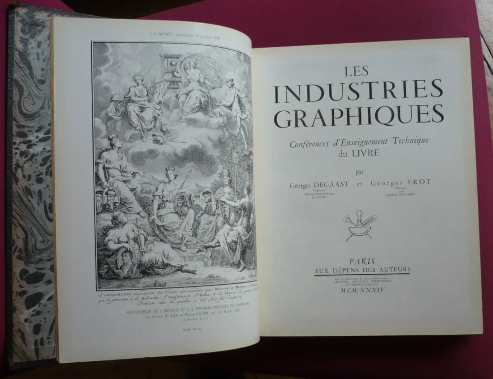 Les Industries Graphiques. 1934. Georges Degasst Georges Frot - Image 5