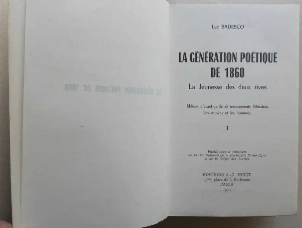 La Génération Poétique de 1860. La jeunesse des deux rives - Image 2
