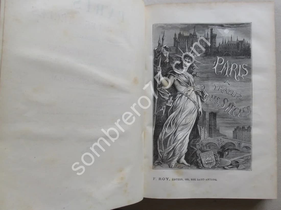 Paris à travers les Siècles. Histoire Nationale de Paris et des Parisiens. 1892 - Image 2