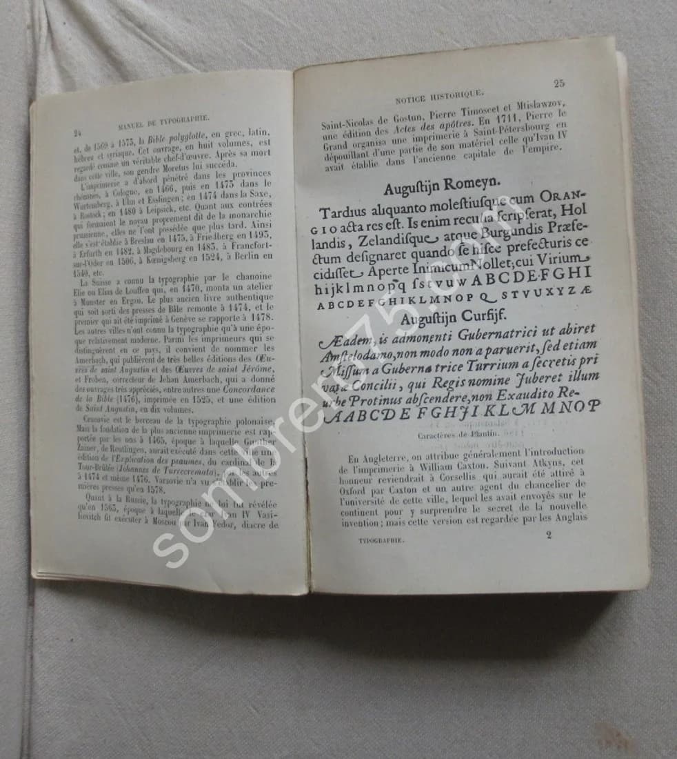 Typographie Encyclopédie Roret 1897 - Image 4