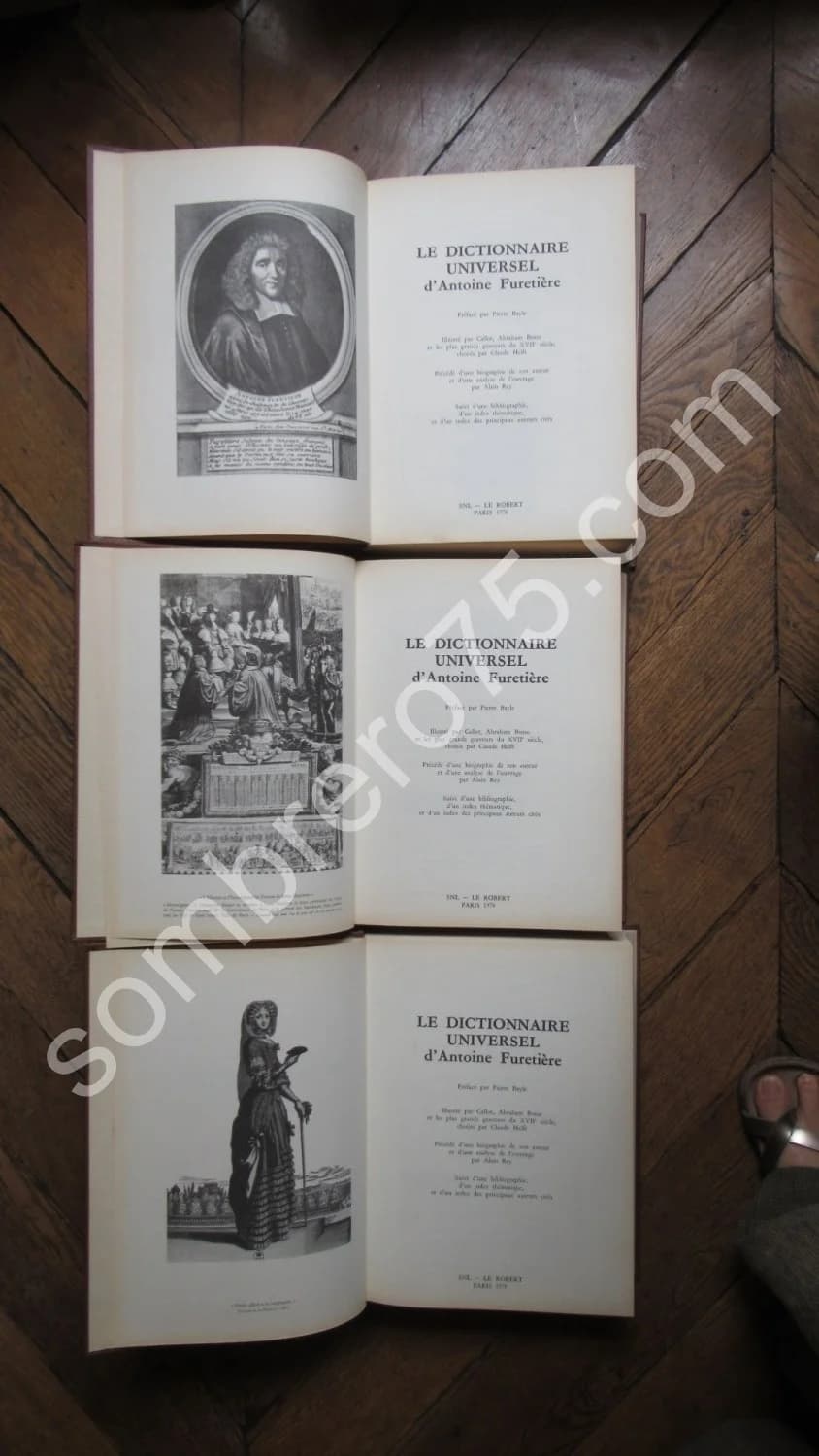 Le Dictionnaire Universel d'Antoine Furetière - 3 volumes - Image 2