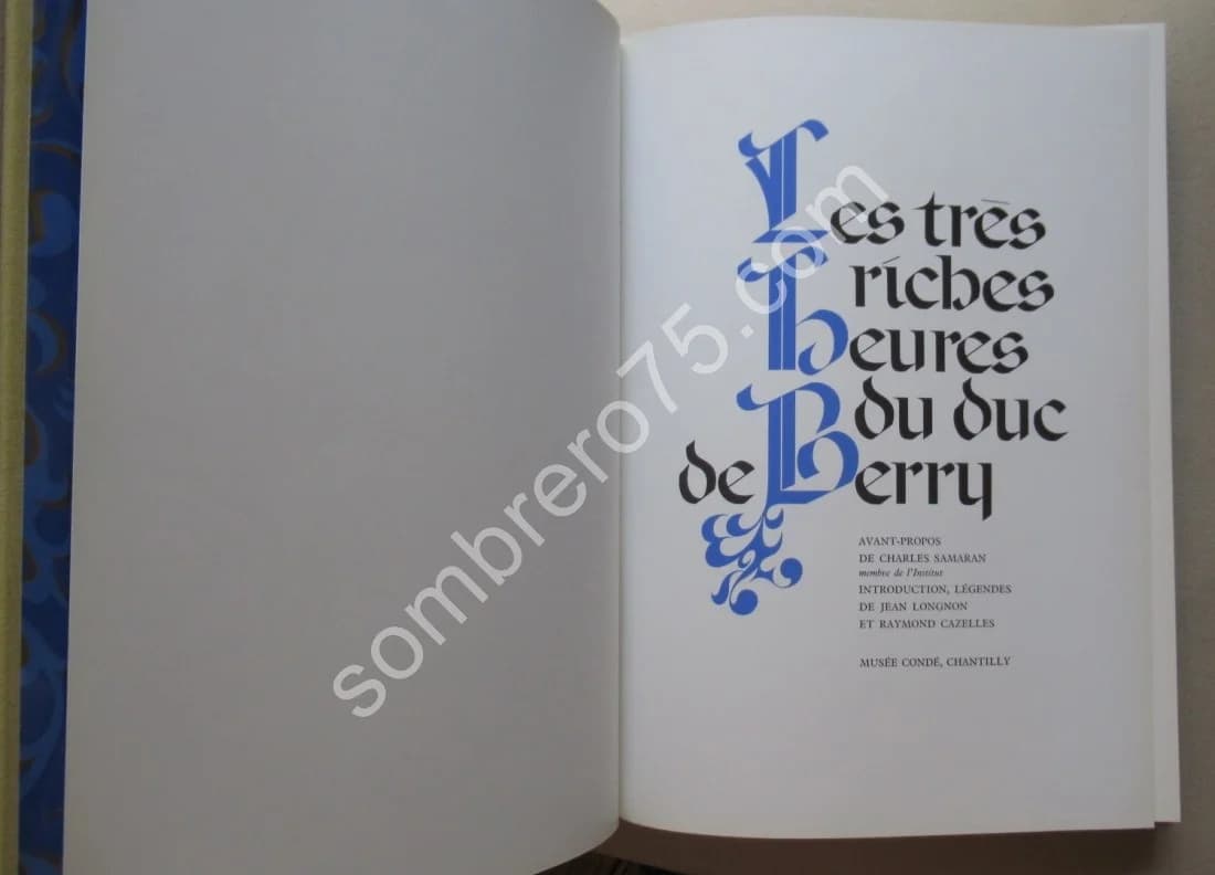 Les Très Riches Heures du Duc de Berry. Charles SAMARAN - Image 3
