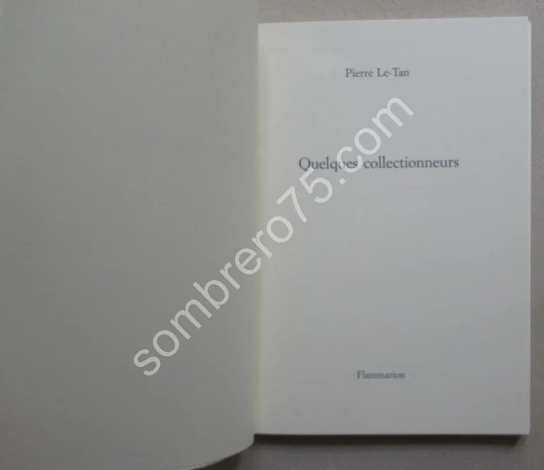 Quelques Collectionneurs. Pierre LE-TAN - Image 3