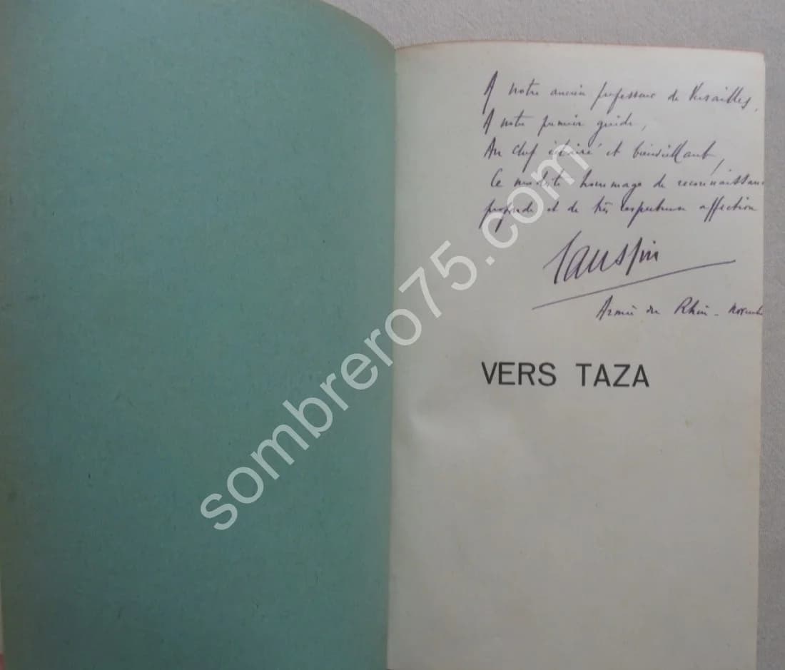 Vers Taza. Souvenirs de deux ans de campagne au Maroc 1913-1914. Capitaine Caussin - Image 3