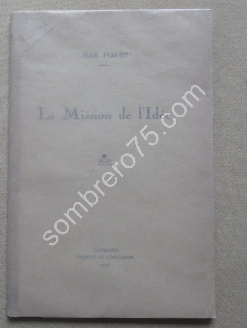La Mission de l'Idée