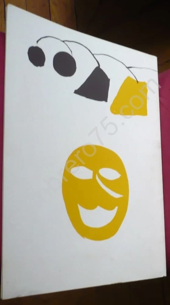 Derrière Le Miroir Calder N°221.. Lithographies Originales - Image 3