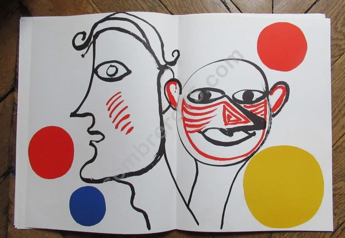 Derrière Le Miroir Calder N°221.. Lithographies Originales - Image 7