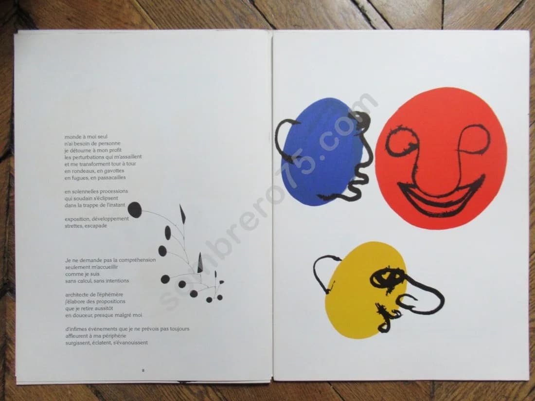 Derrière Le Miroir Calder N°221.. Lithographies Originales - Image 9