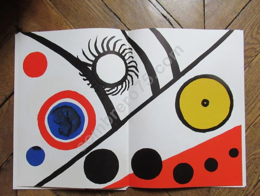 Derrière Le Miroir Calder N°221.. Lithographies Originales - Image 10