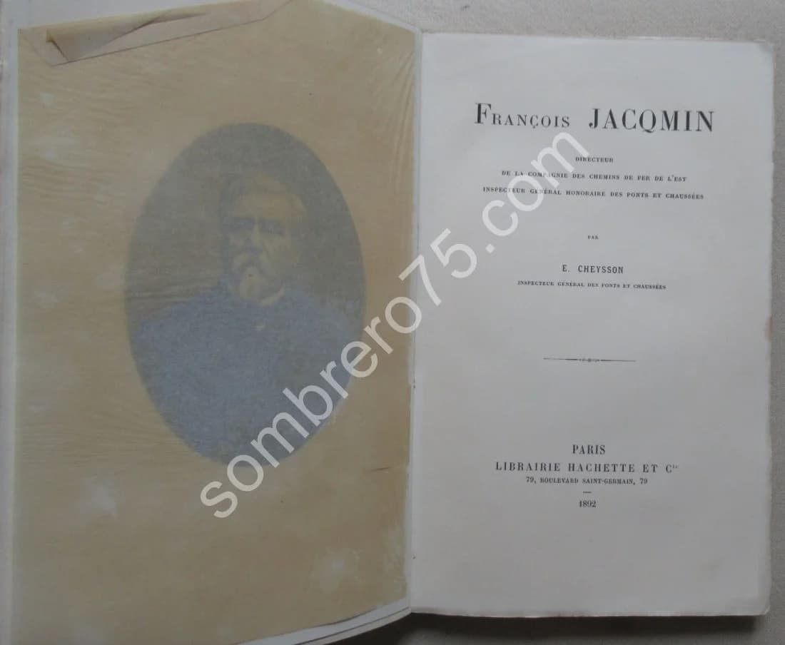 François JACQMIN. Directeur Compagnie des Chemins de Fer de l'Est - Image 3