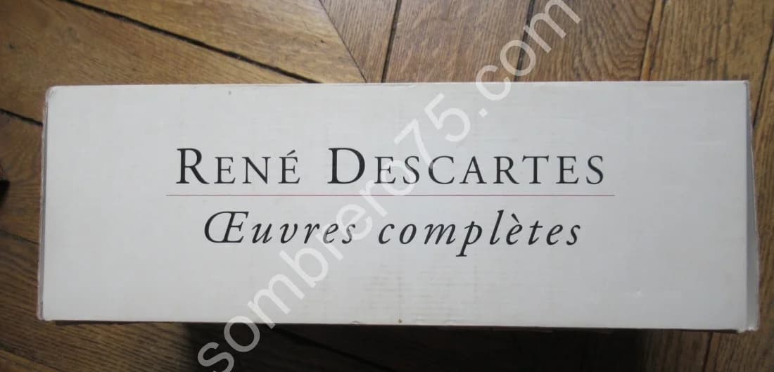 DESCARTES - Oeuvres Complètes. 11 Tomes. Charles Adam et Paul Tannery - Image 2