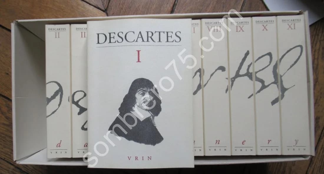 DESCARTES - Oeuvres Complètes. 11 Tomes. Charles Adam et Paul Tannery - Image 3
