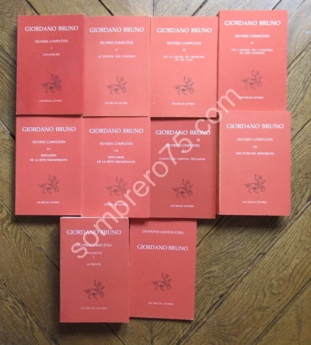 Oeuvres Complètes. Belles Lettres. 10 tomes