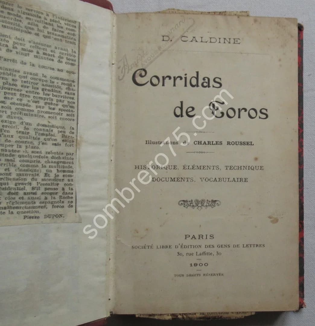Corridas de Toros.. 1900 - Image 2