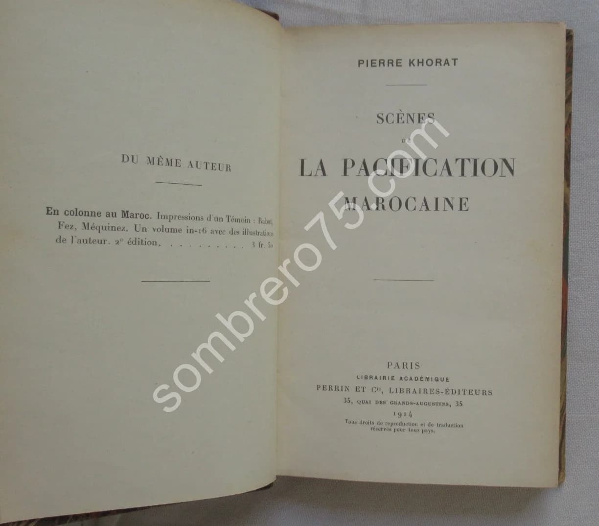 Scènes de la Pacification Marocaine.. 1914 - Image 3