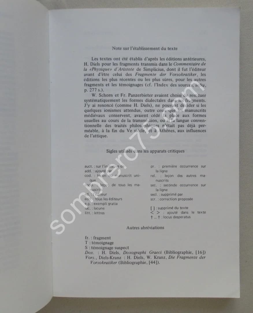 Diogène d'Apollonie.. Cahiers de Philologie - Image 4