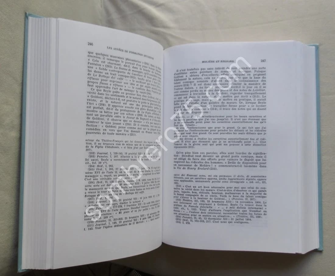 La Vie Intellectuelle de Stendhal. Genèse et Evolution de ses Idées. DEL LITTO - Image 4