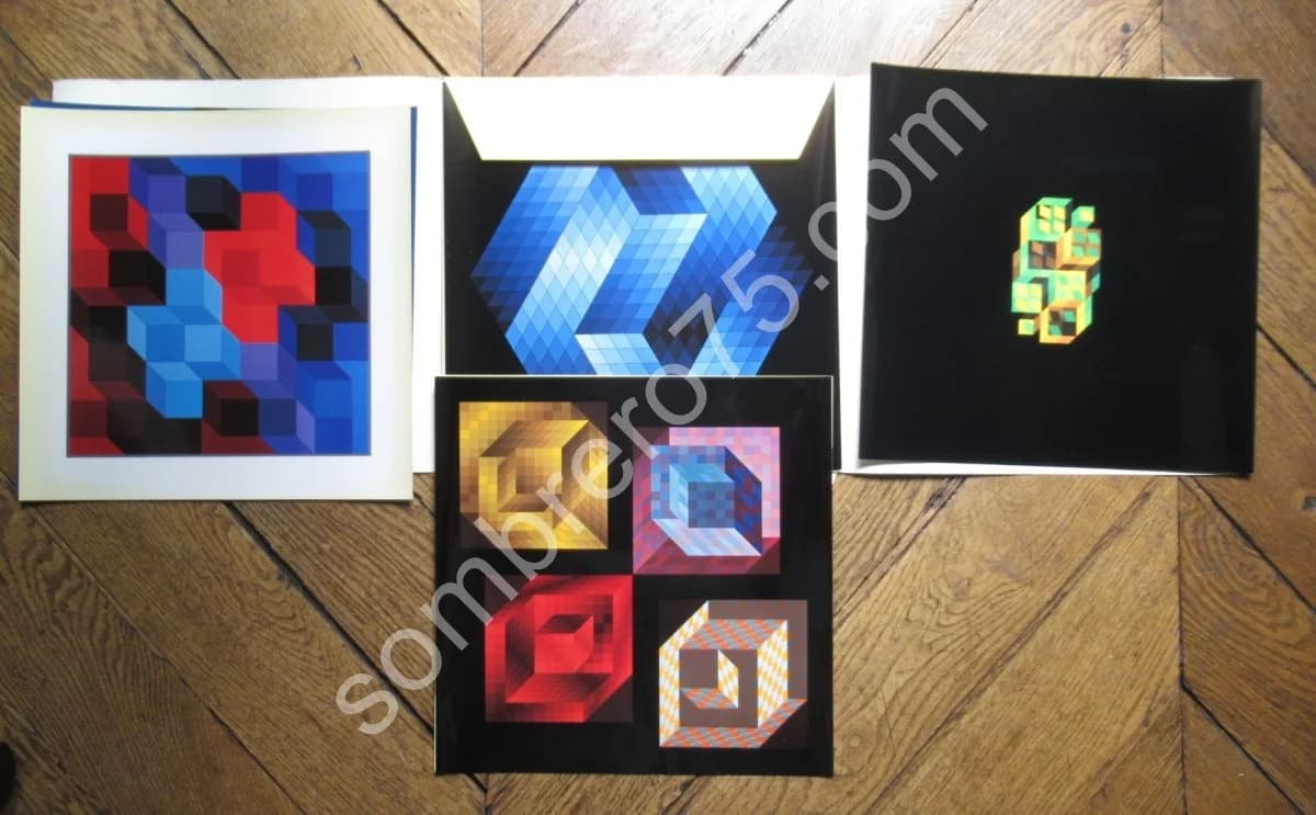 Vasarely - Hommage à l'Hexagone - Image 4