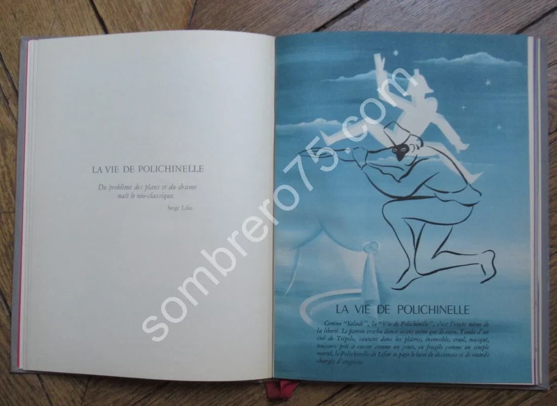 Serge Lifar à l'Opéra. J Cocteau. Pageot-Rousseaux - Image 5