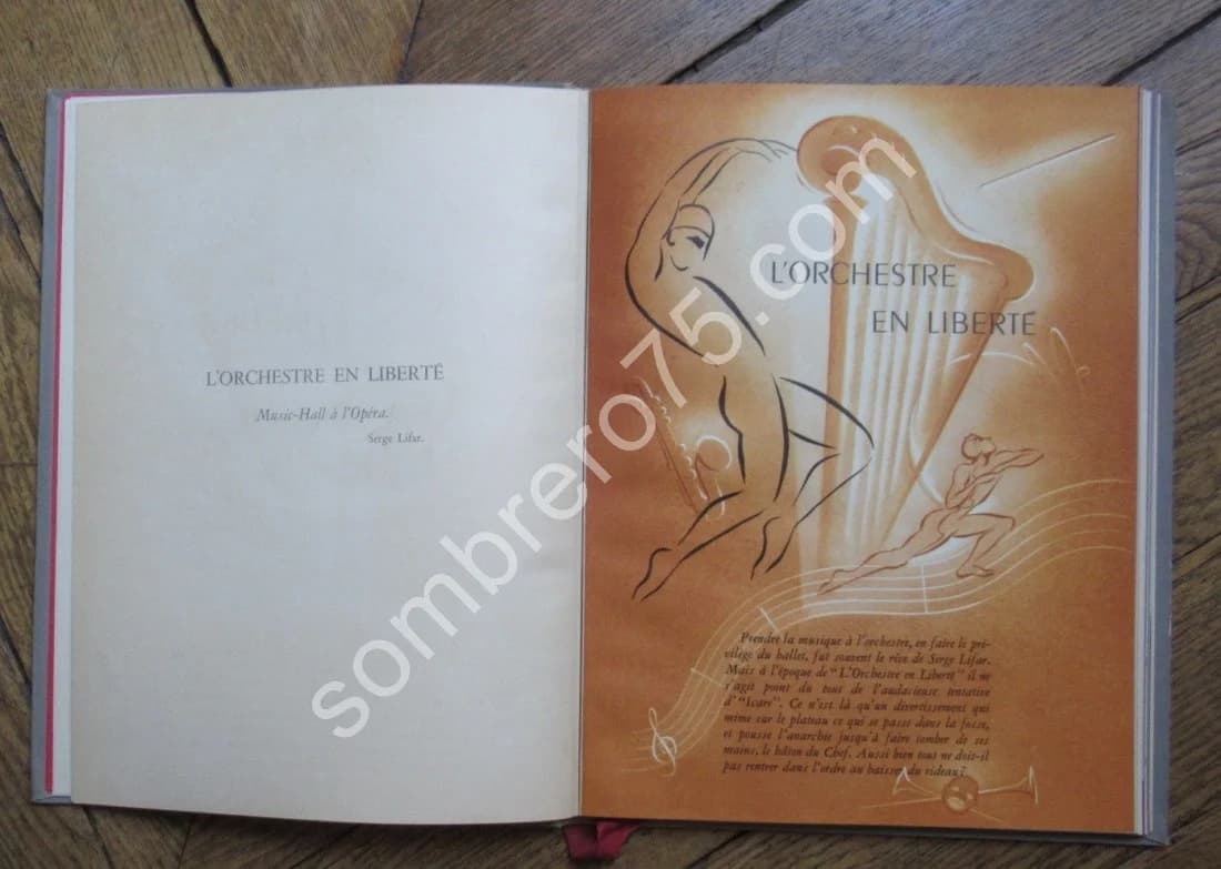 Serge Lifar à l'Opéra. J Cocteau. Pageot-Rousseaux - Image 6