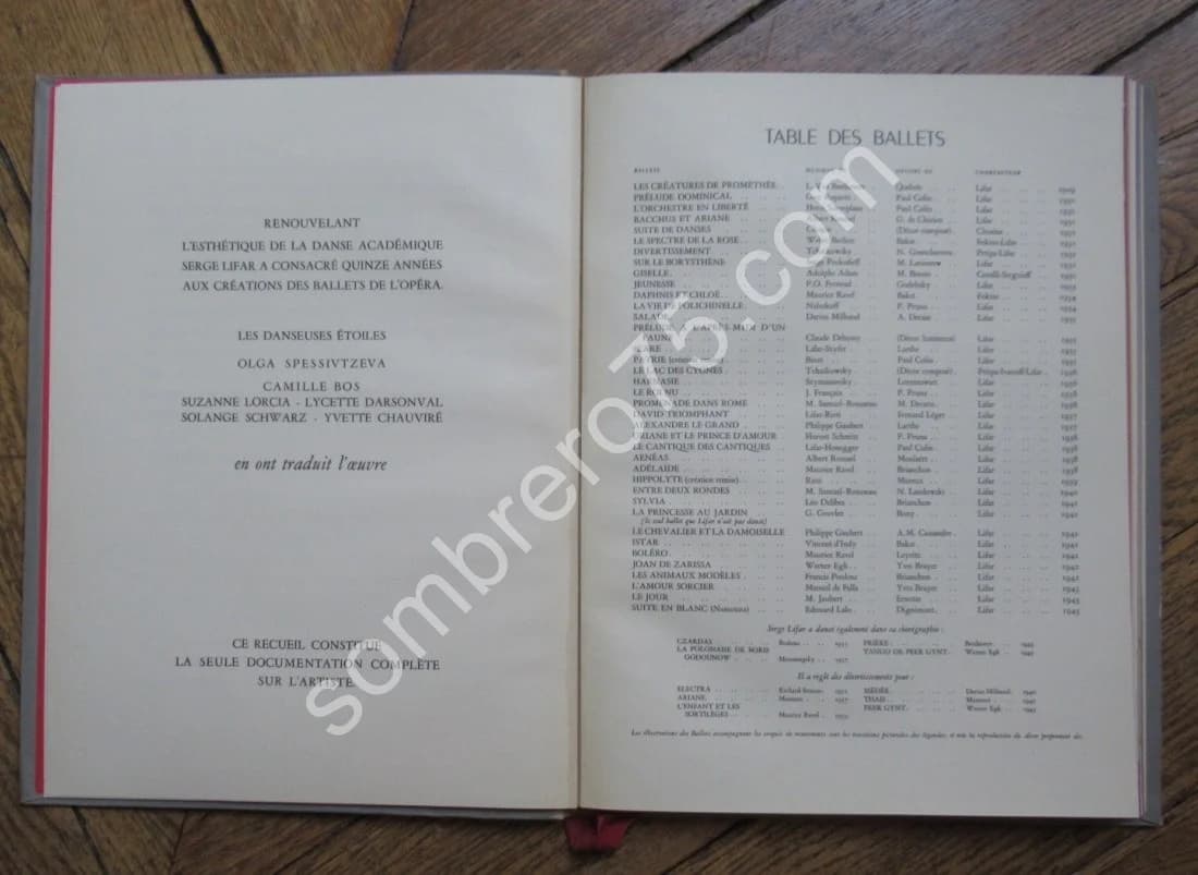 Serge Lifar à l'Opéra. J Cocteau. Pageot-Rousseaux - Image 7