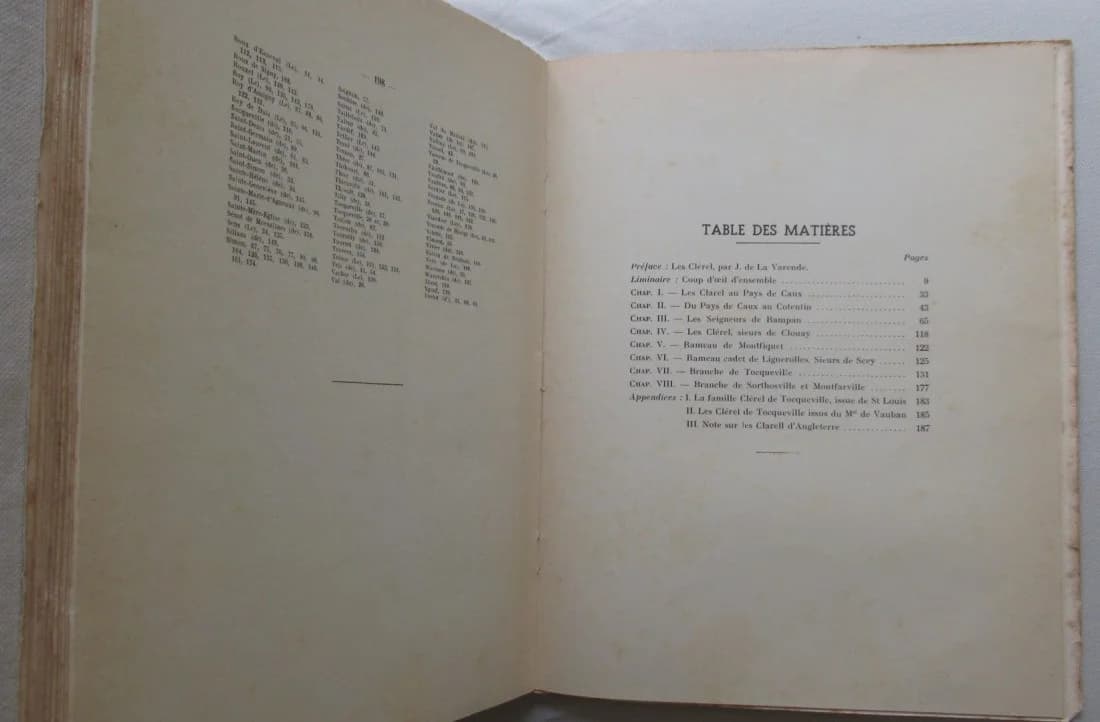 Histoire Généalogique des Clérel Seigneurs de Rampan Tocqueville. G.A. SIMON - Image 7
