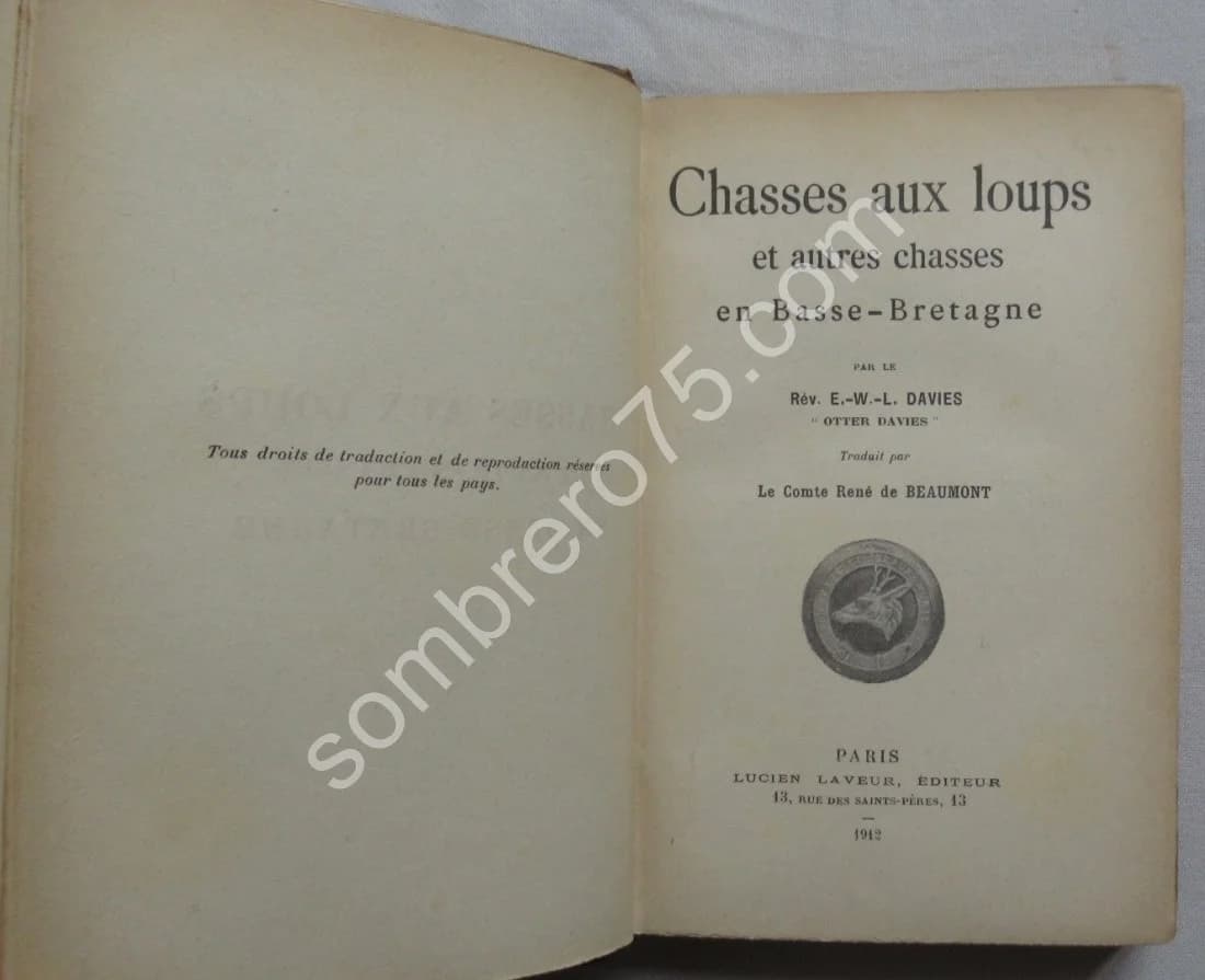 Chasses aux Loups et autres chasses en Basse Bretagne. DAVIES - Image 5