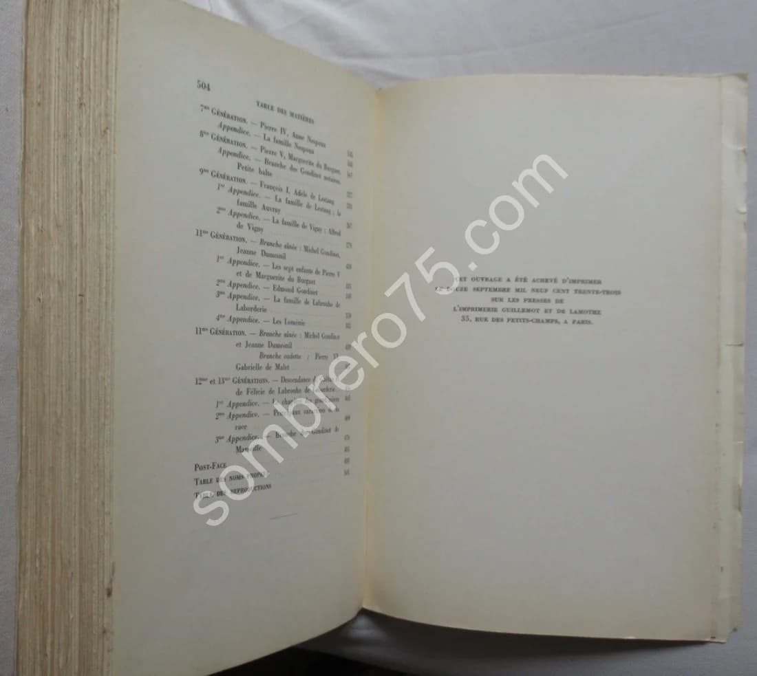 Histoire et Généalogie de la Famille Gondinet 1400-1933 - Image 6