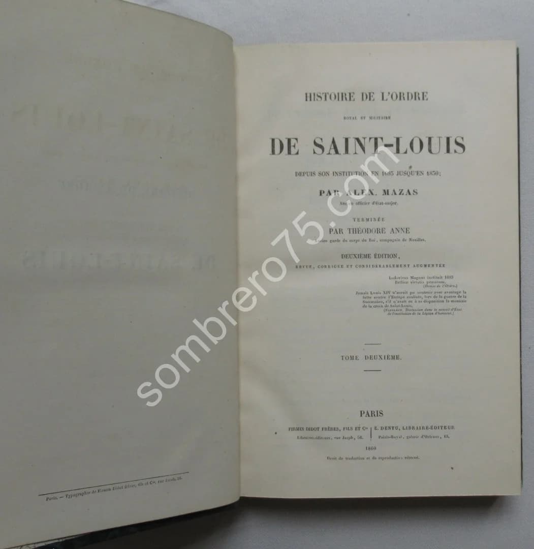 Histoire de l'Ordre Royal et Militaire de Saint Louis - Image 5