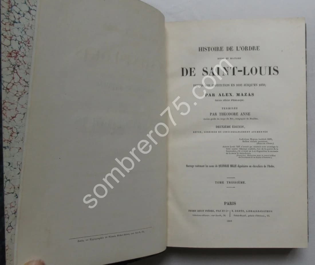 Histoire de l'Ordre Royal et Militaire de Saint Louis - Image 8