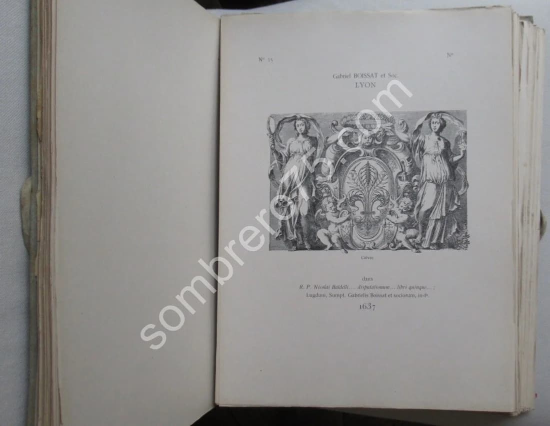 Marques de Libraires et d'Imprimeurs en France aux XVIIe et XVIIIe Siècles 1925 - Image 6