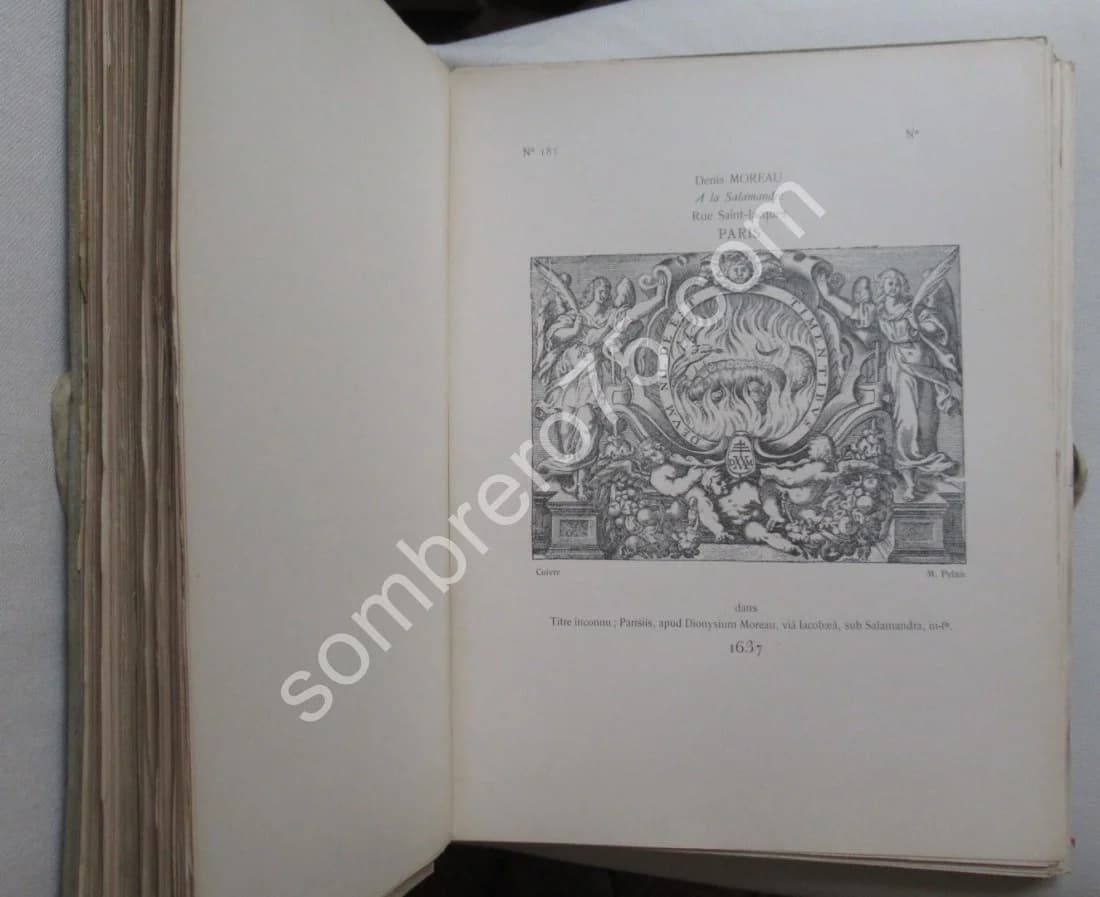 Marques de Libraires et d'Imprimeurs en France aux XVIIe et XVIIIe Siècles 1925 - Image 8