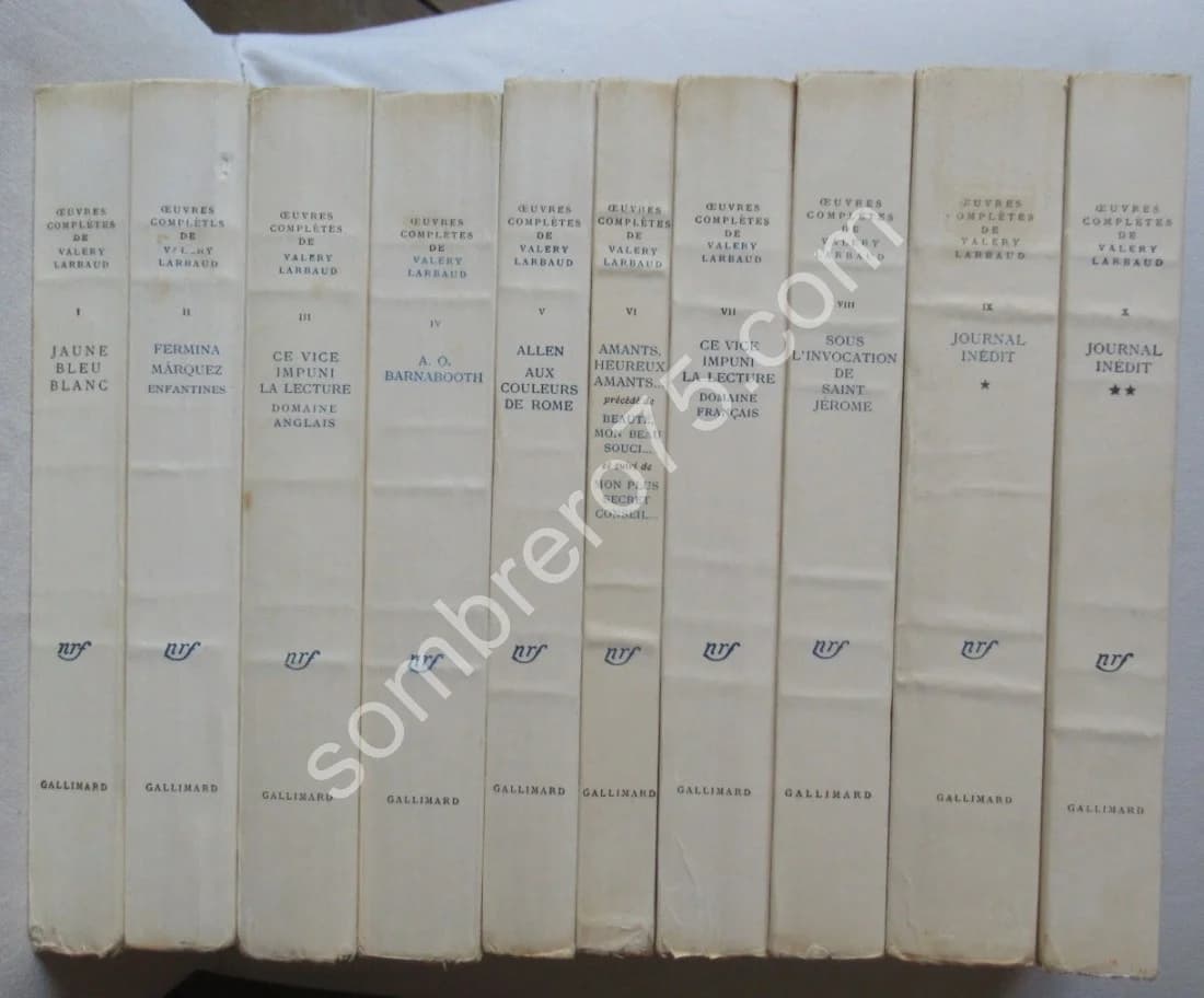 Oeuvres Complètes -. 10 Vol. E.O