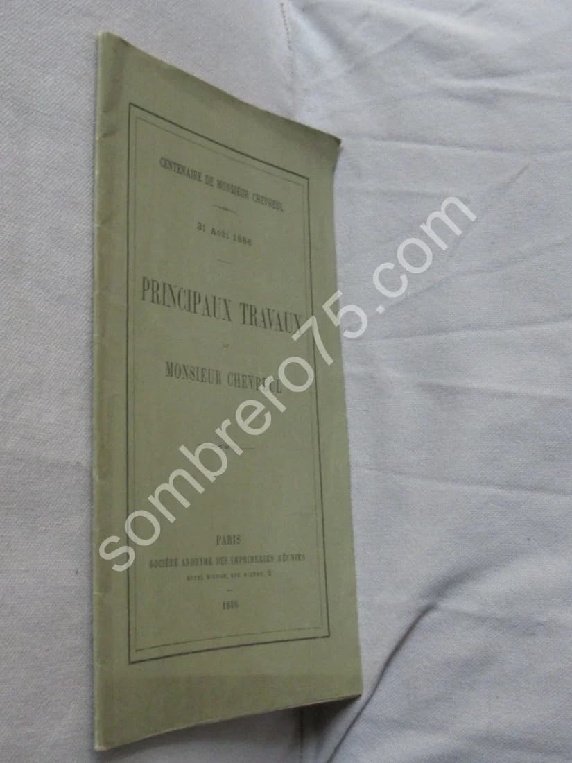 Principaux Travaux de Monsieur Chevreul. Centenaire de Mr Chevreul - Image 2