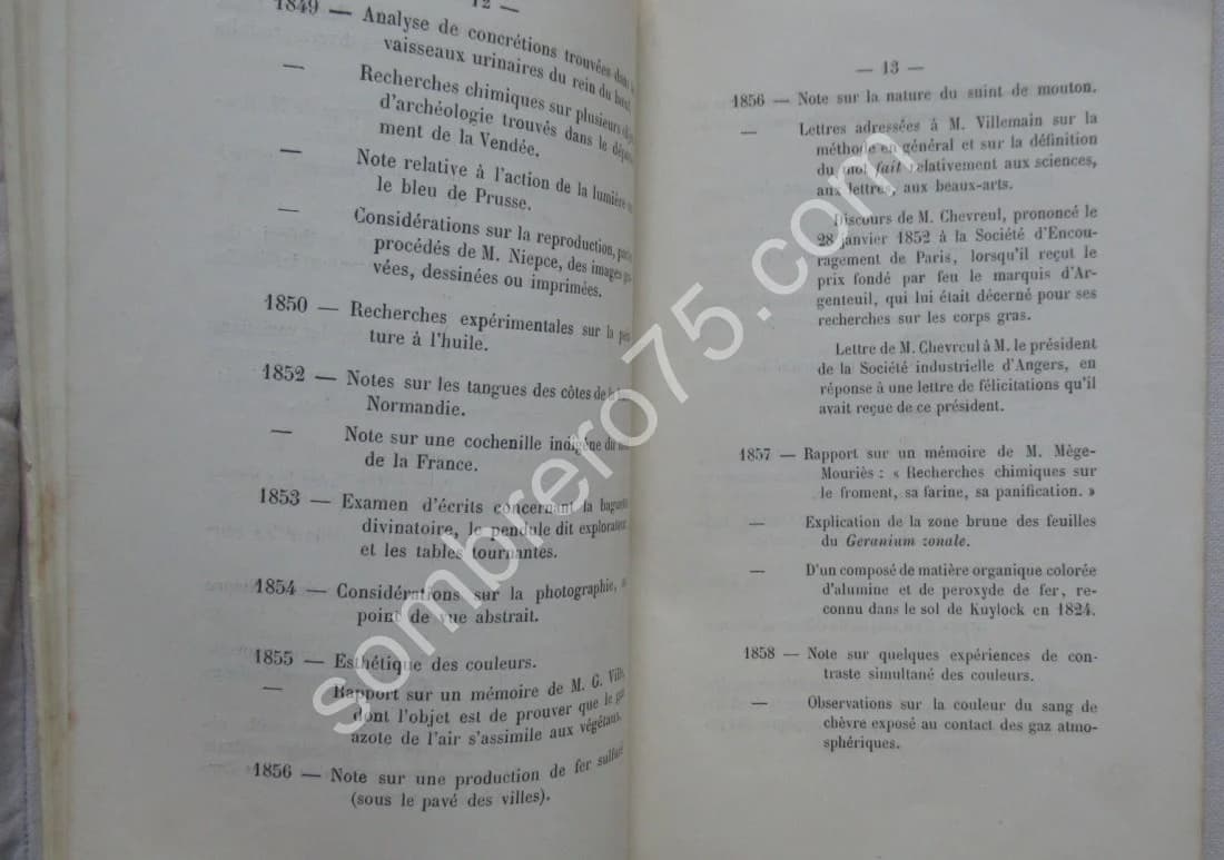 Principaux Travaux de Monsieur Chevreul. Centenaire de Mr Chevreul - Image 4