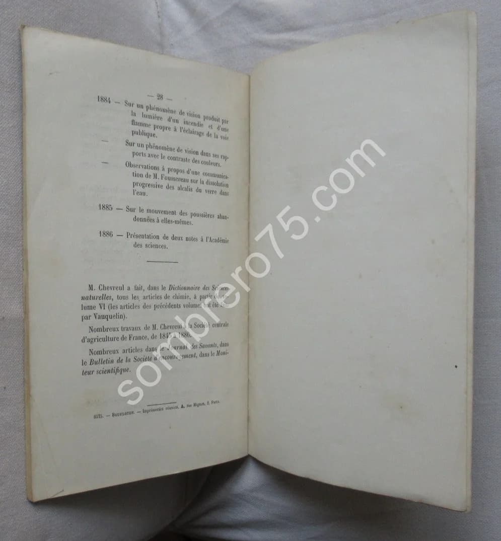 Principaux Travaux de Monsieur Chevreul. Centenaire de Mr Chevreul - Image 5