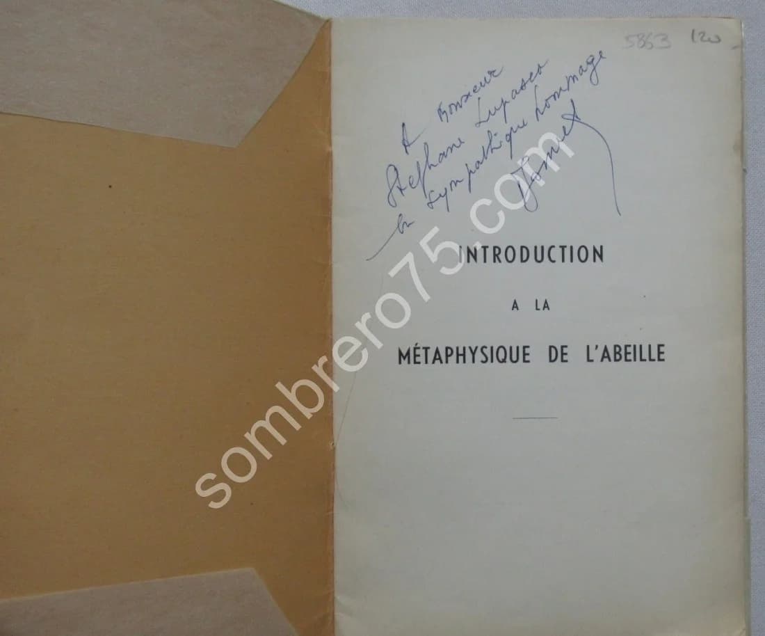 Introduction à la Métaphysique de l'Abeille. P. J. GONNET - Image 2